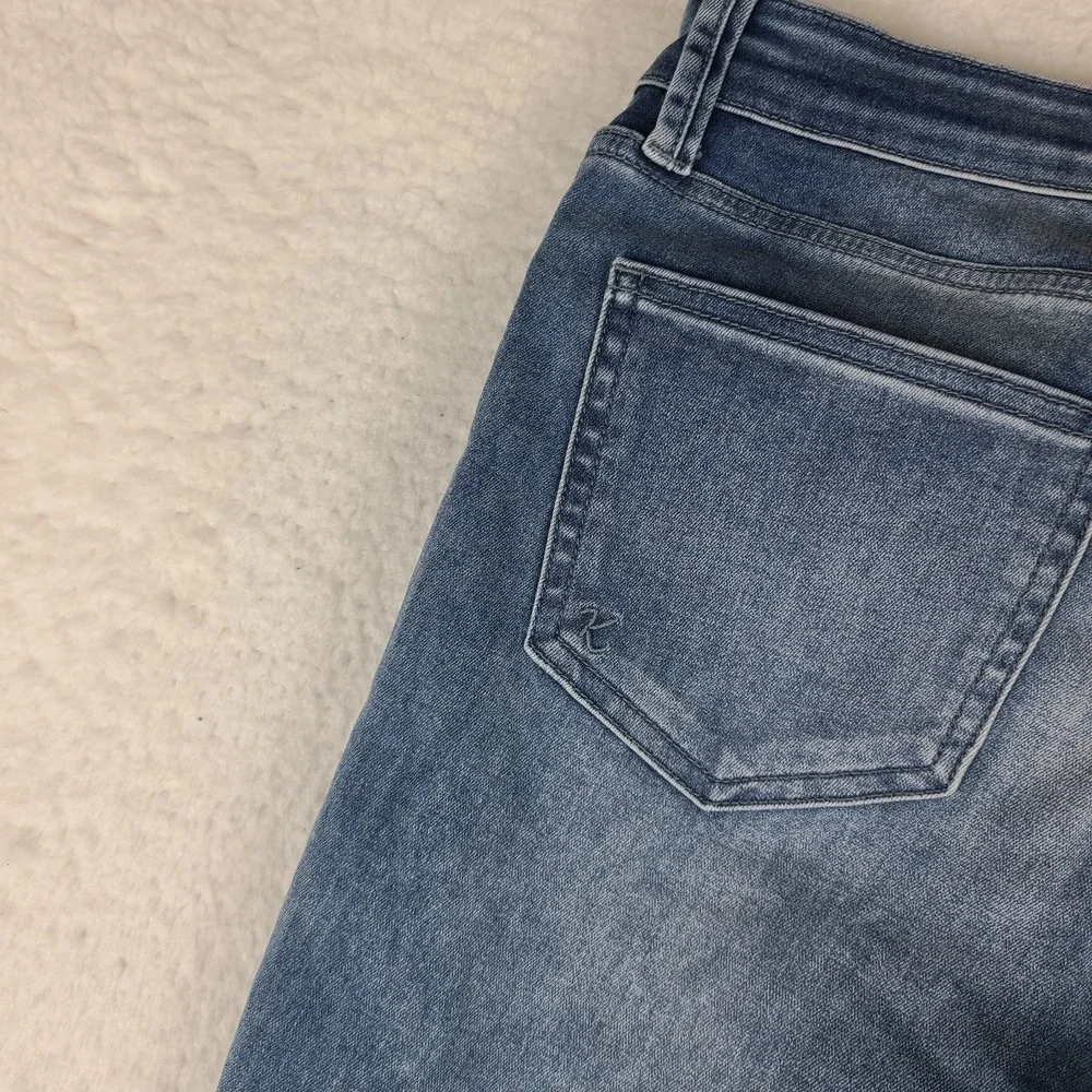 Kut From The Kloth Jeans Womens 6‎ Blue High Rise Toothpick Skinny Light Wash